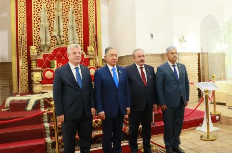 Delegates of the Parliamentary Assembly of Turkic-speaking countries visited the mausoleum of Khoja Ahmed Yasawi