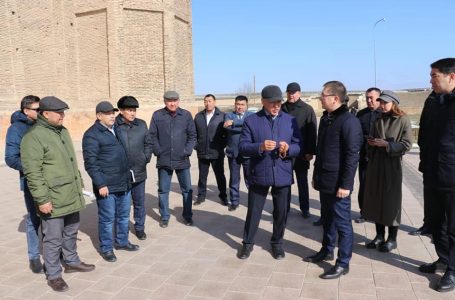Аким города Туркестана посетил заповедник-музей «Азрет Султан»