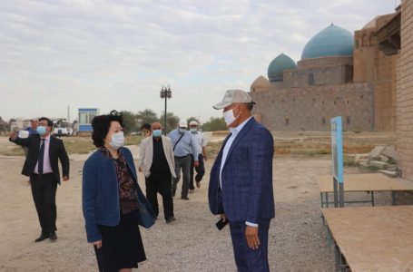 Министр культуры и спорта РК Актоты Райымкулова посетила с рабочим визитом Туркестан