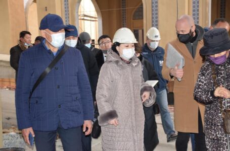 Актоты Райымкулова приехала с рабочим визитом в город Туркестан