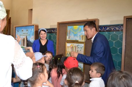 In “Azret Sultan” the reserve-museum an exhibition “The Holy City – through the eyes of children” was held