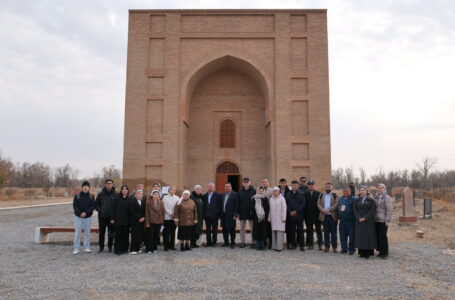 PRESS TOUR TO THE MAUSOLEUM OF ZHUSIP ATA HELD