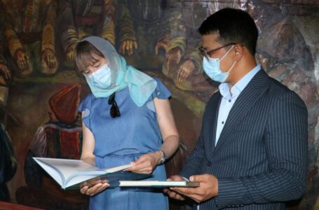 ТҮРКІСТАНҒА ЮНЕСКО-НЫҢ ҚАЗАҚСТАНДАҒЫ ӨКІЛІ КРИСТА ПИККАТ КЕЛДІ