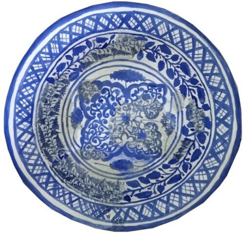 Күлтөбеден табылған шыңылтырланған табақ