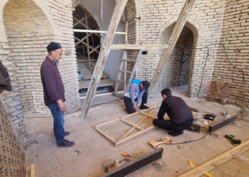 Абдуллахан ойығының реставрациялық жұмыстар